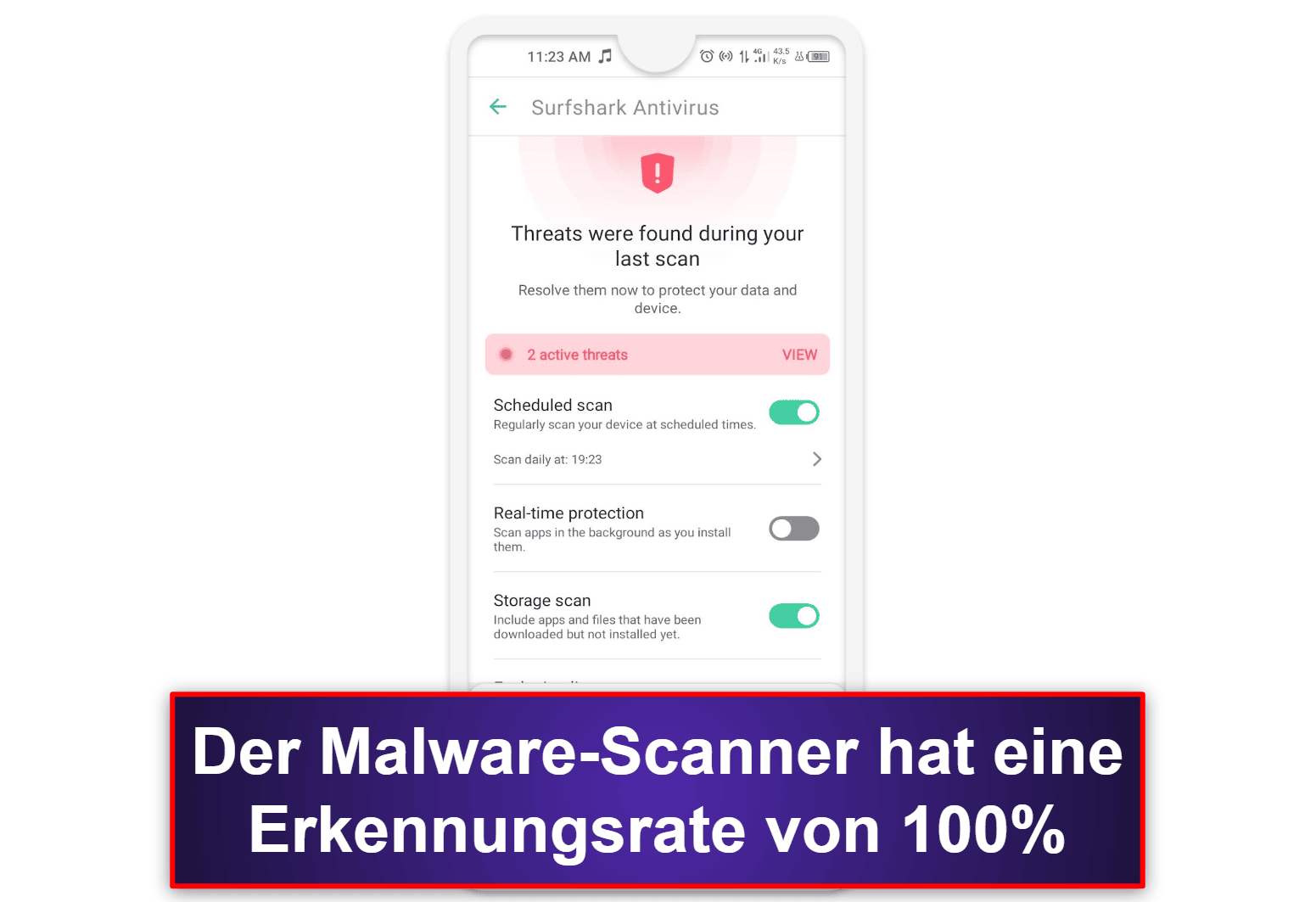 Surfshark Antivirus – Benutzerfreundlichkeit und Einrichtung