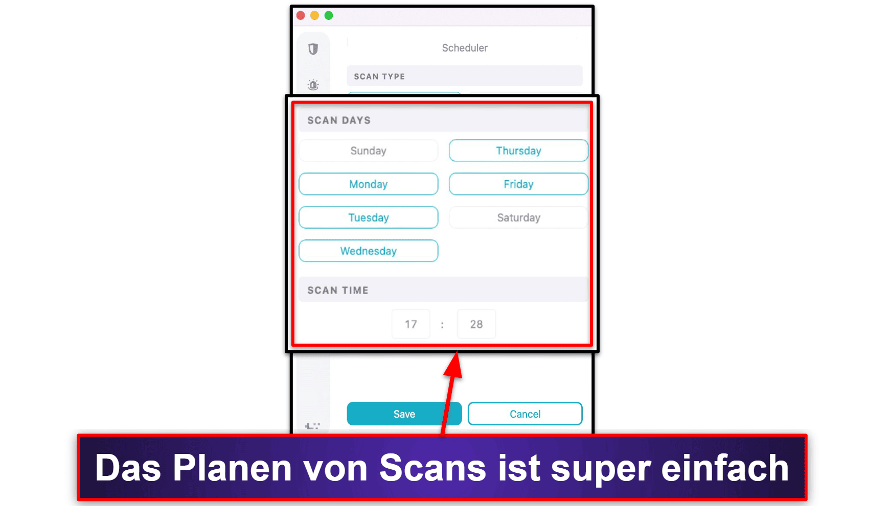 Surfshark Antivirus – Sicherheitsfunktionen