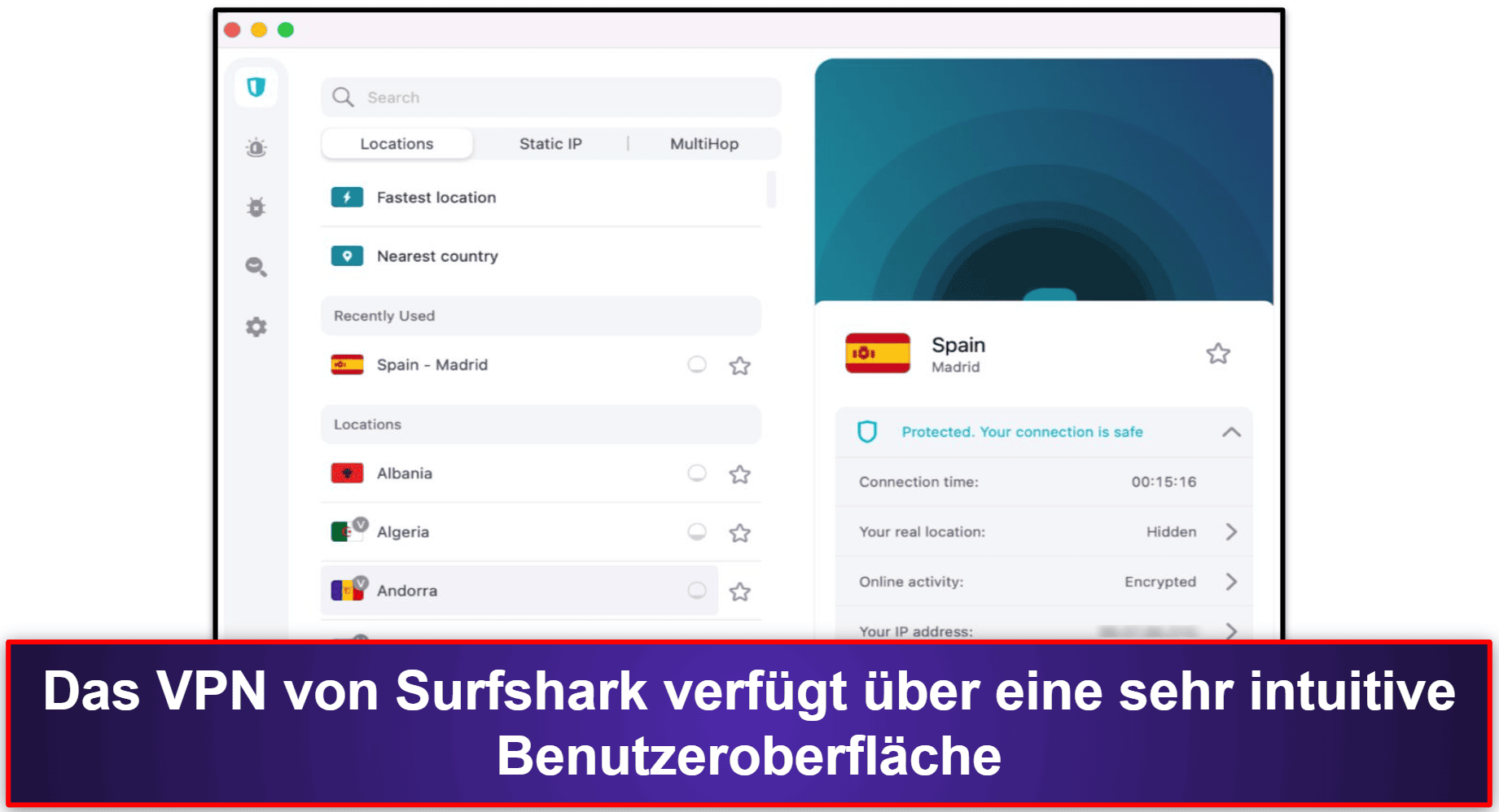 Surfshark Antivirus – Sicherheitsfunktionen