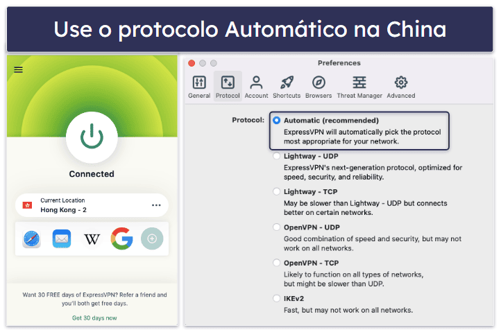 Como fazer o ExpressVPN funcionar na China