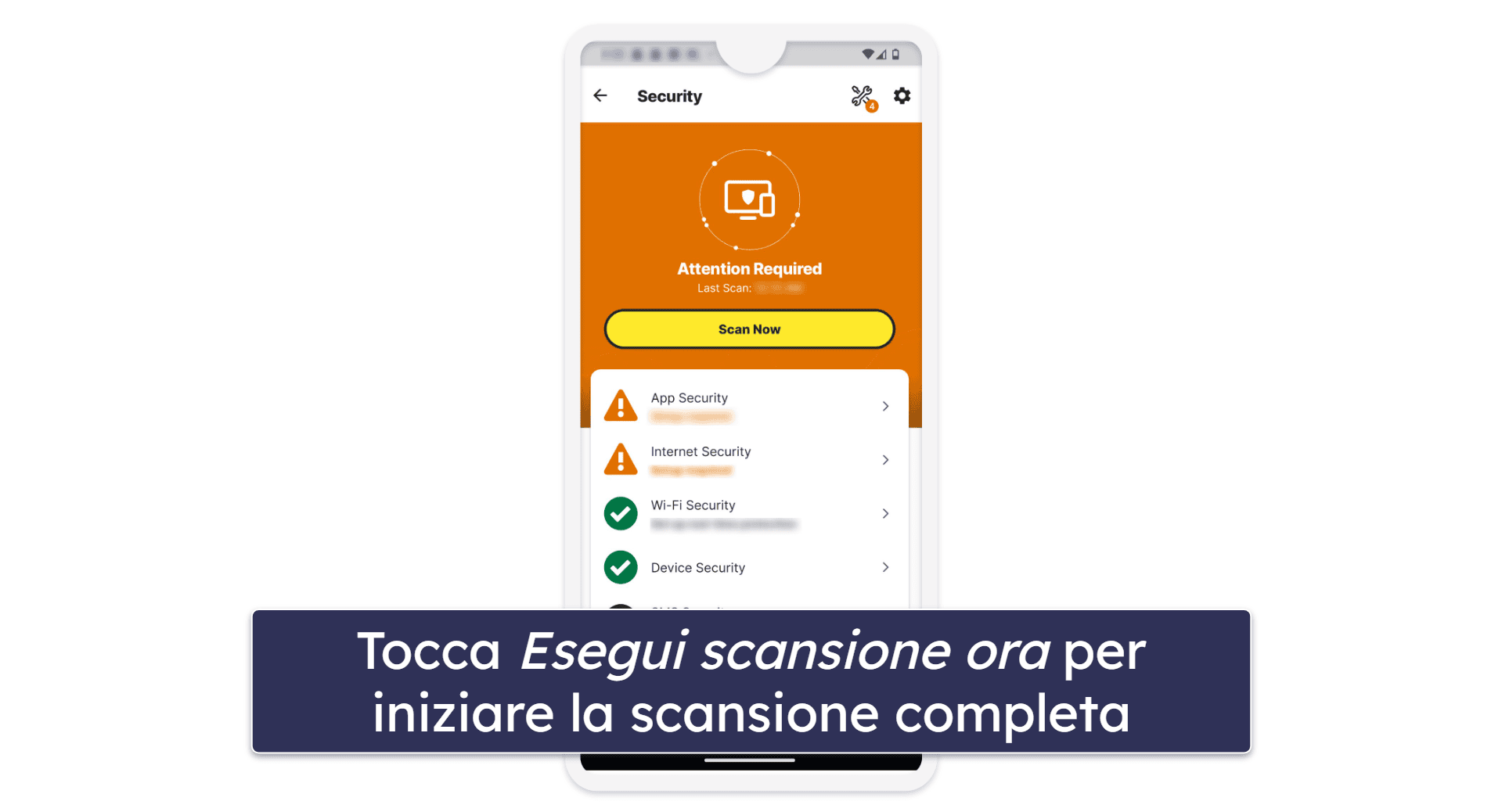 Punto 1. Installa un antivirus ed esegui una scansione completa