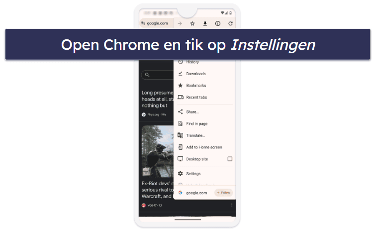 Stap 3. Pop-ups en omleidingen in je browser uitschakelen