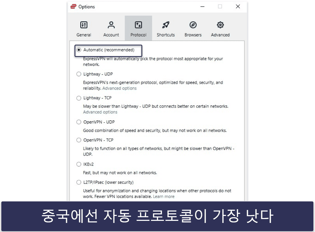 중국에서 ExpressVPN이 작동하지 않는다면? 다음 방법을 시도해보자