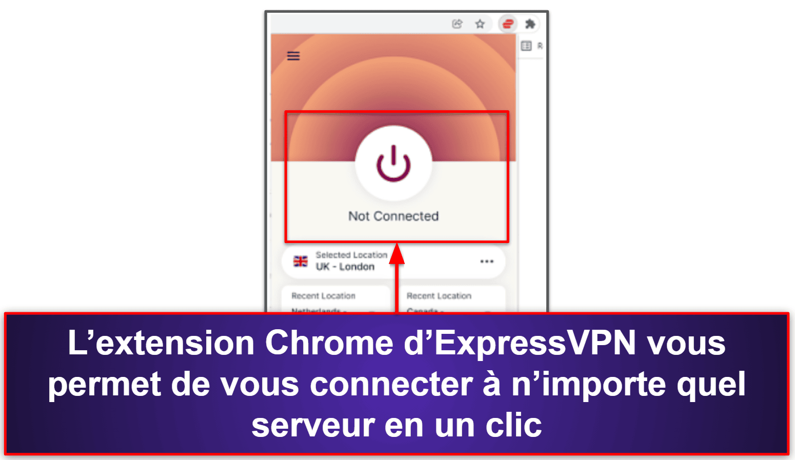 🥇1. ExpressVPN — Le meilleur VPN pour Chrome dans l’ensemble