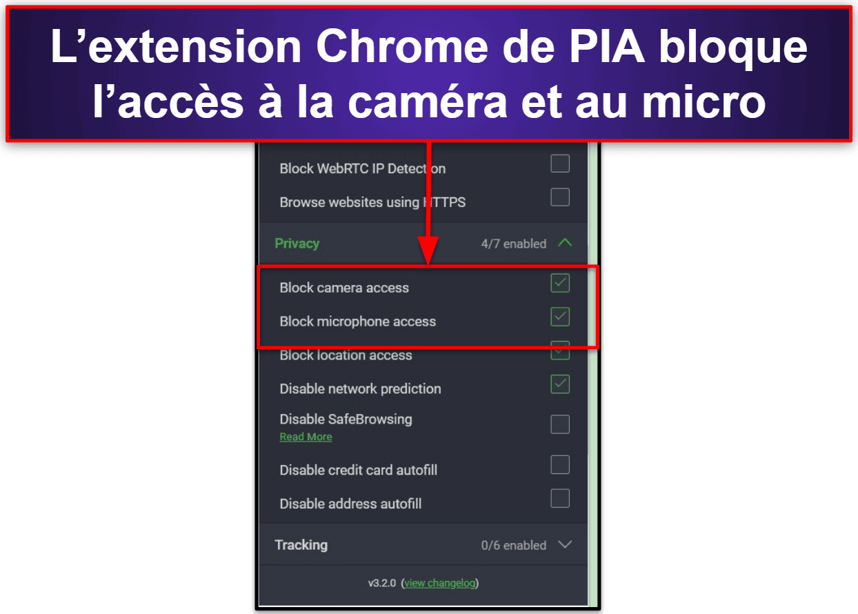 🥈 2. Private Internet Access — Bonne extension Chrome avec des fonctionnalités de confidentialité supplémentaires