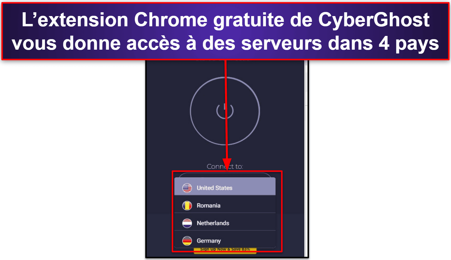 5. CyberGhost VPN — Meilleure extension VPN Chrome gratuite