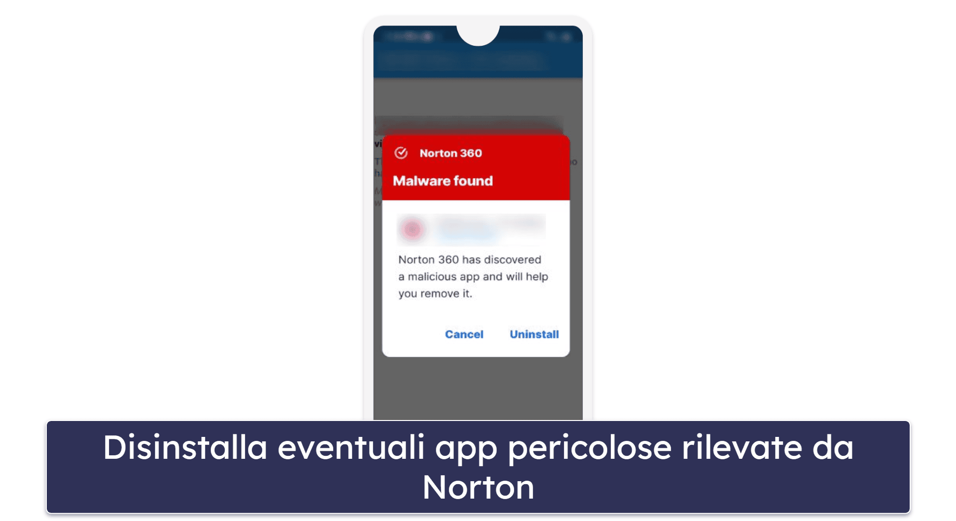 Punto 2. Rimuovi eventuali minacce trovate sul tuo Android