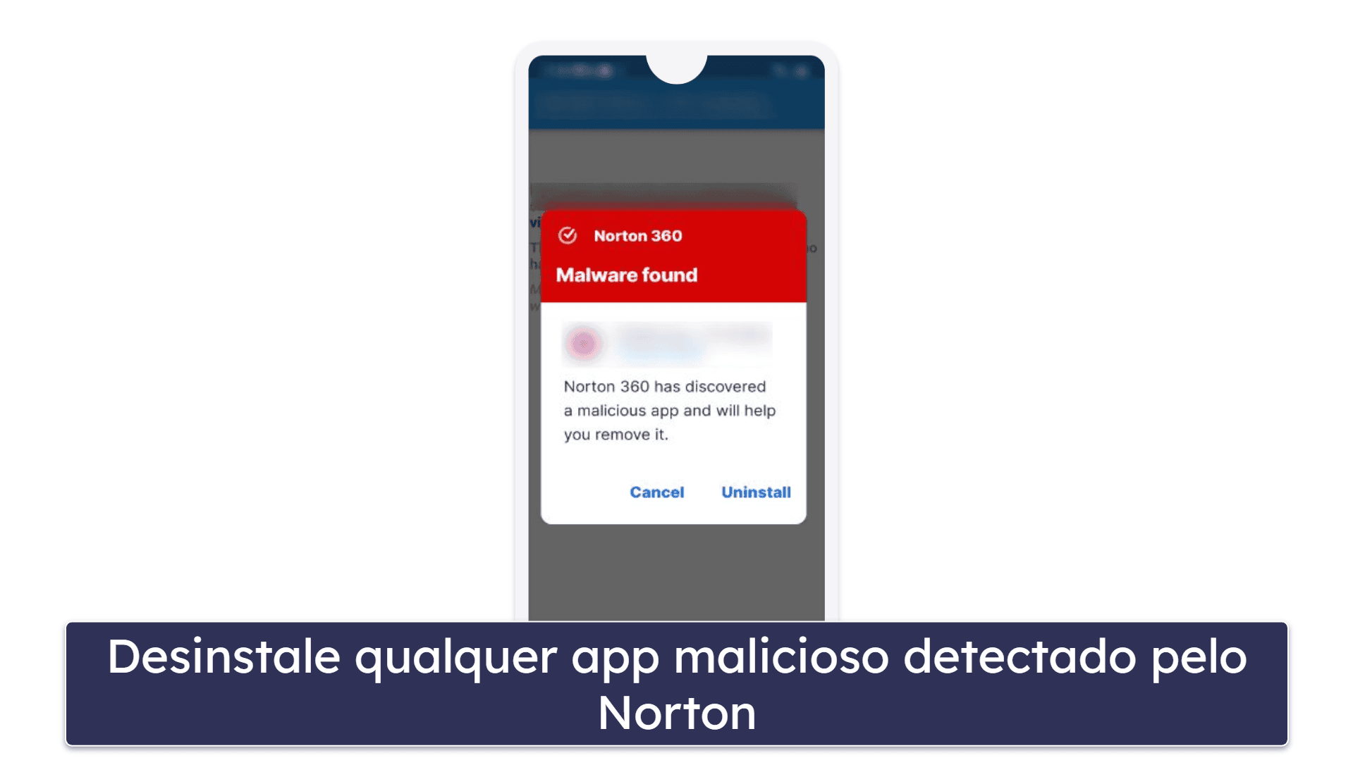 2º passo. Remova quaisquer ameaças encontradas no seu Android