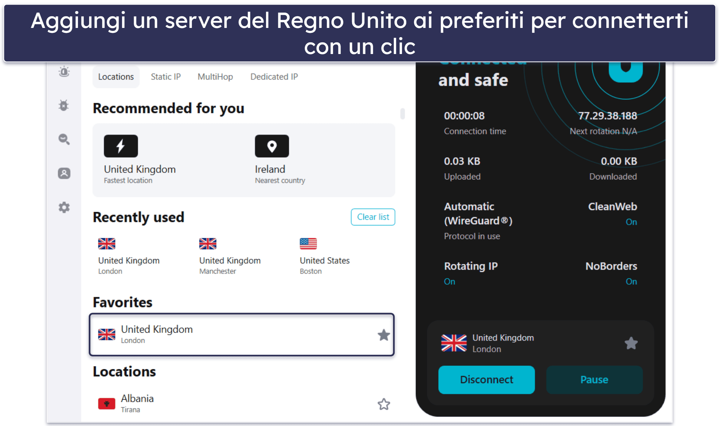5. Surfshark — VPN conveniente per BBC iPlayer
