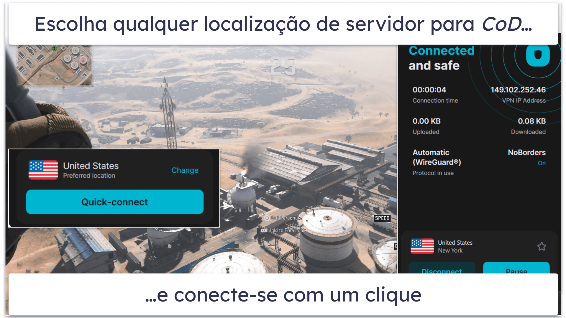 5. Surfshark — VPN intuitiva para Call of Duty: Warzone