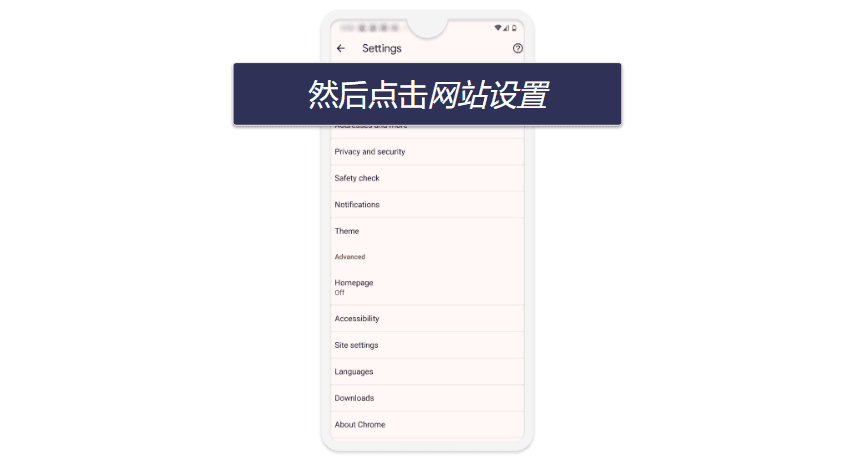 第3步:在浏览器中禁用弹窗和重定向