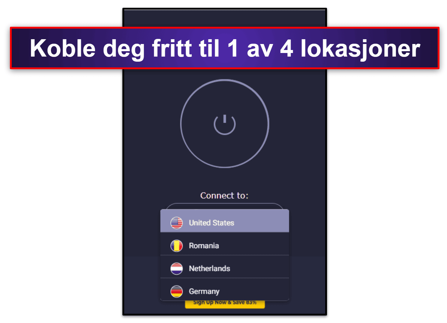 5. CyberGhost VPN: Beste gratis VPN-utvidelse for Chrome