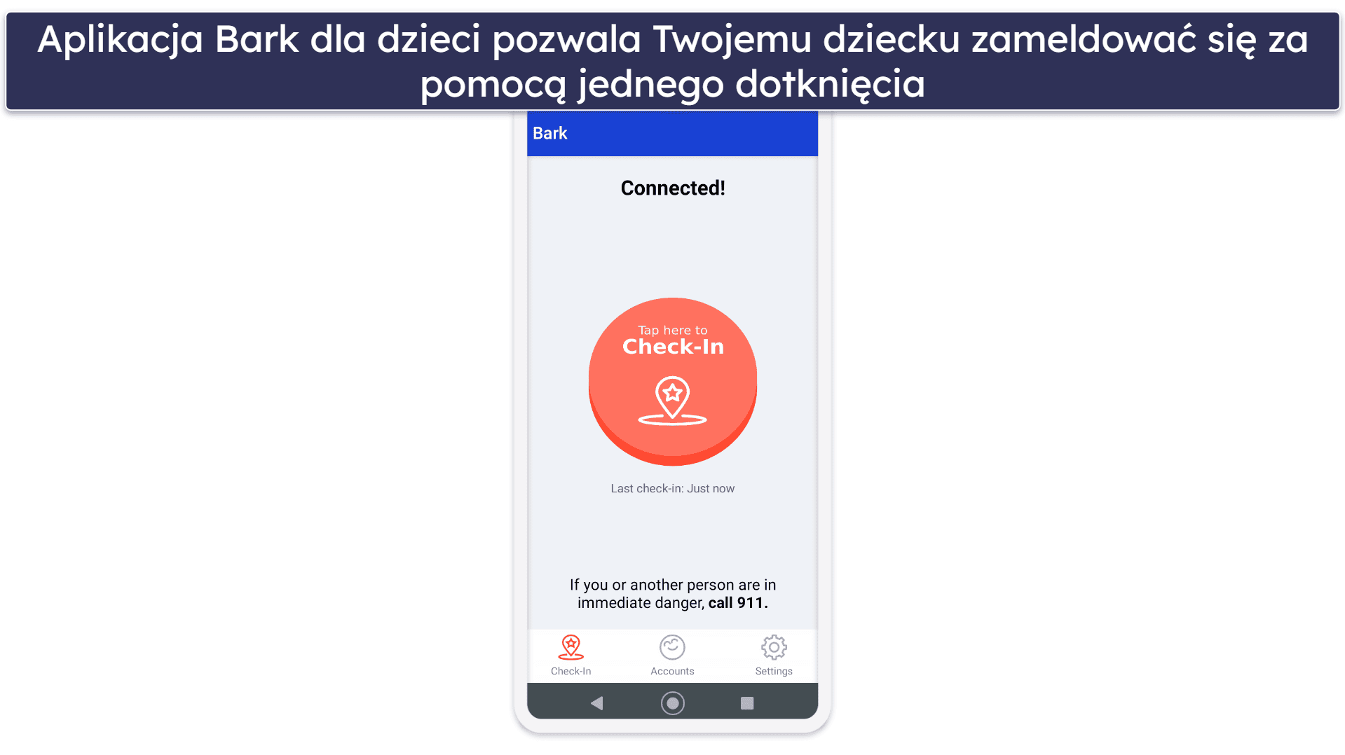 🥉3. Bark — Doskonały do nieinwazyjnego śledzenia lokalizacji
