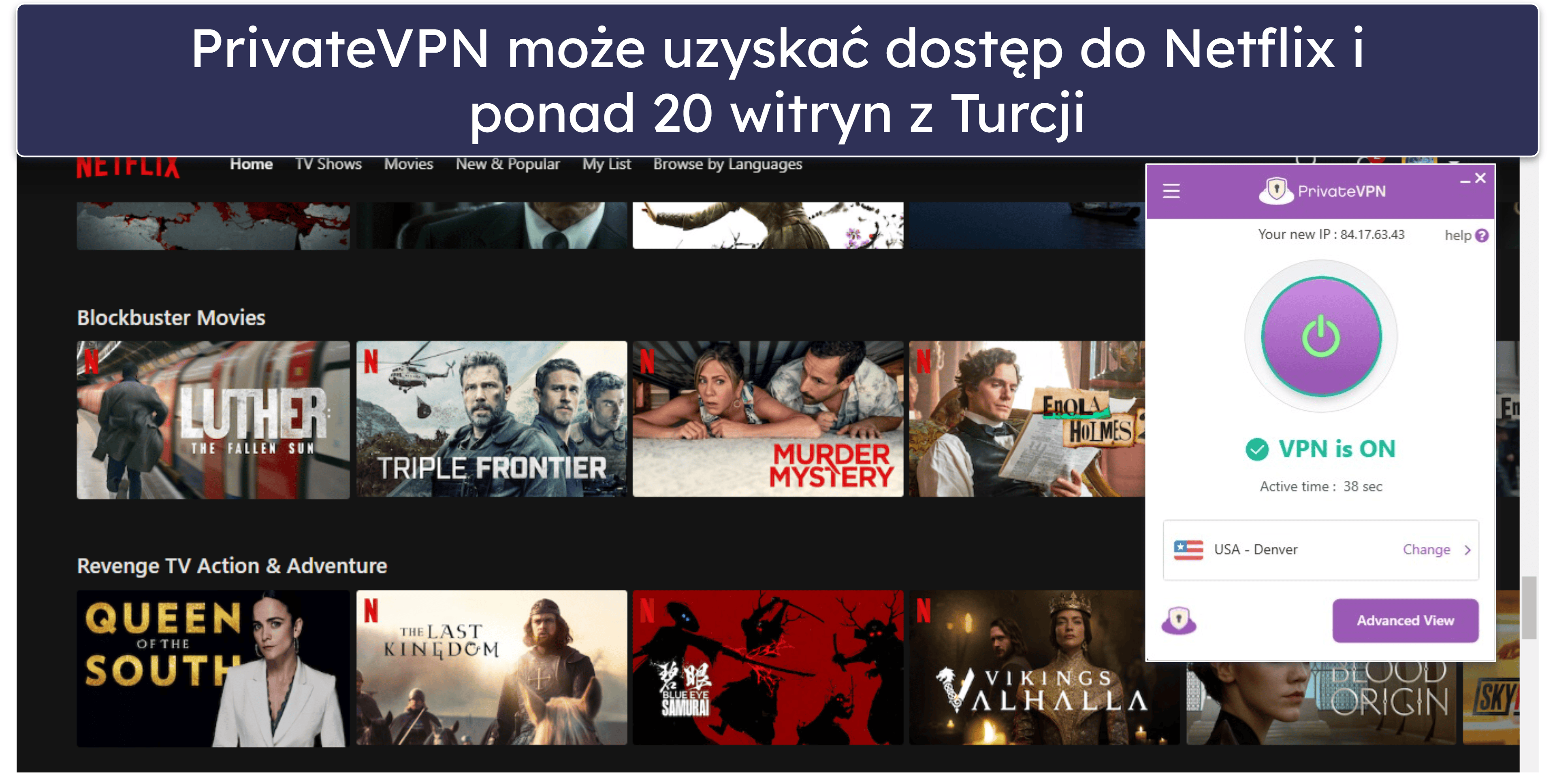 3. 🥉PrivateVPN – VPN dla Turcji, który jest tak łatwy w obsłudze, że poradzą sobie z nim nawet początkujący