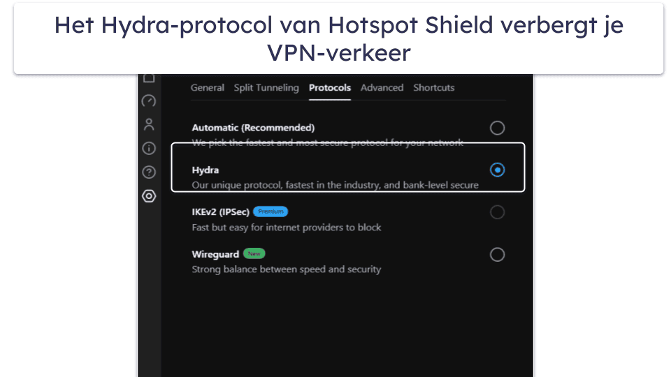 🥈2. Hotspot Shield: snelle, gratis VPN met onbeperkte data om het web te gebruiken in China