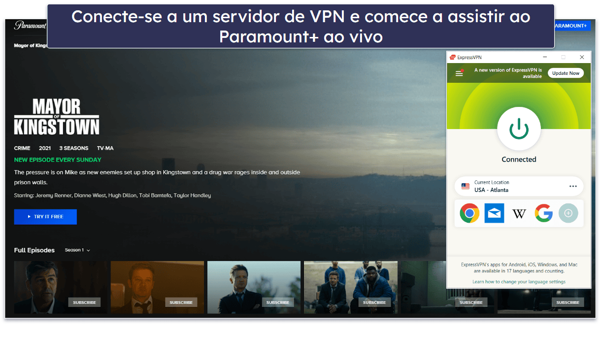 Como assistir Paramount Plus ao vivo em qualquer dispositivo