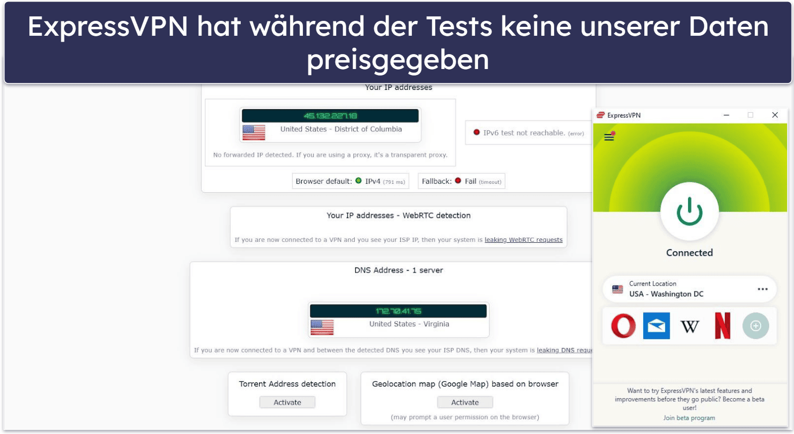 🥇1. ExpressVPN: Bestes VPN für Meta Quest in 2026