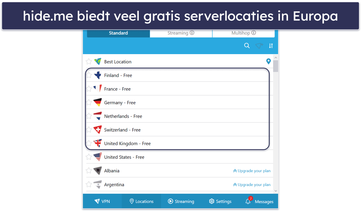 Best Free VPNs for Europe