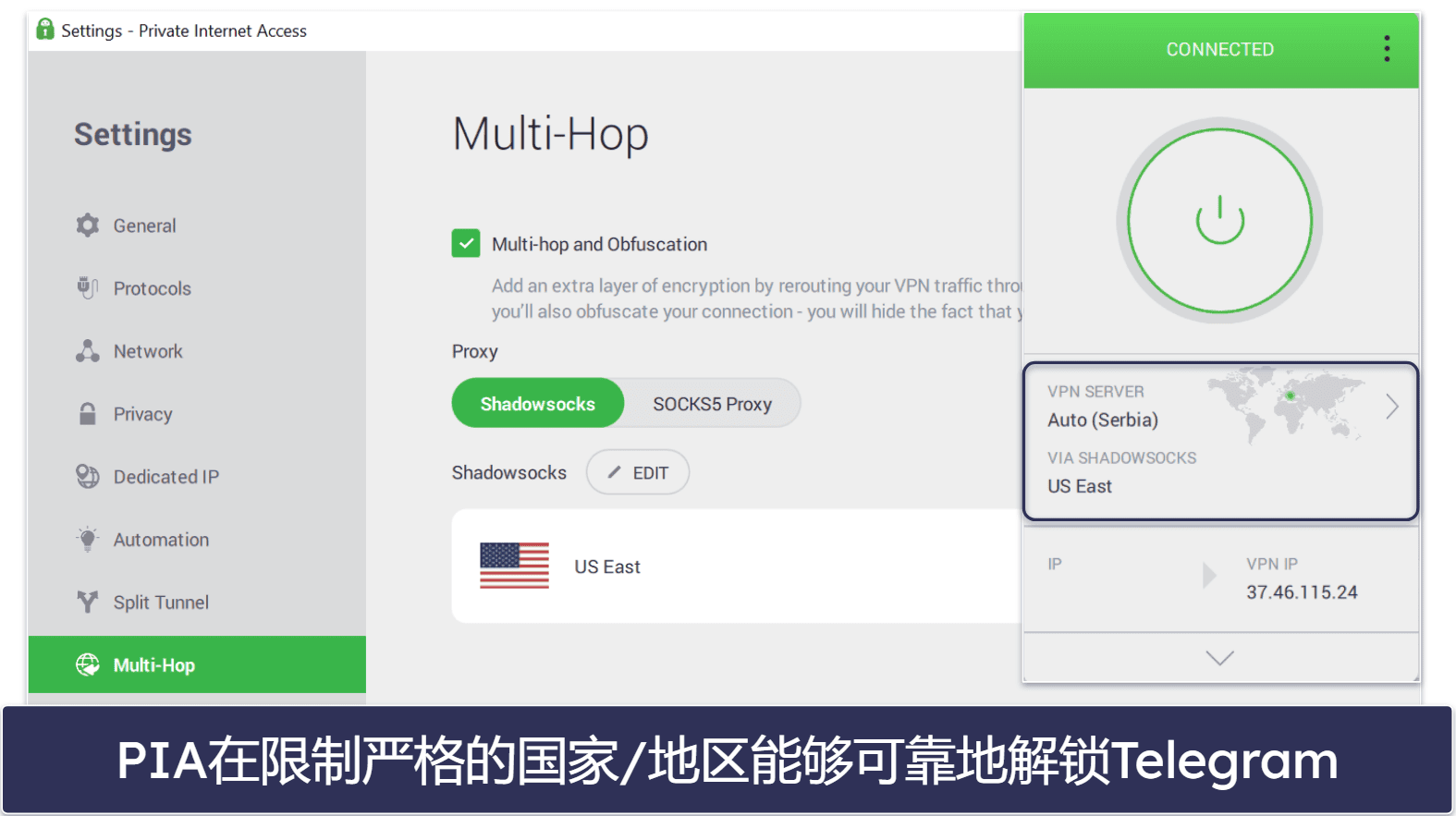 Best VPNs for Telegram