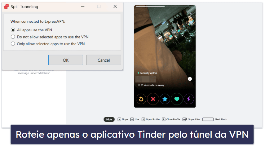 Melhores VPNs para Tinder