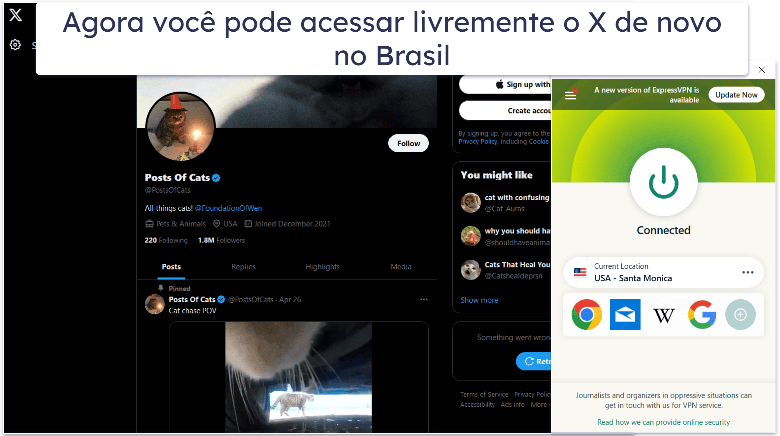How to Access X in Brazil