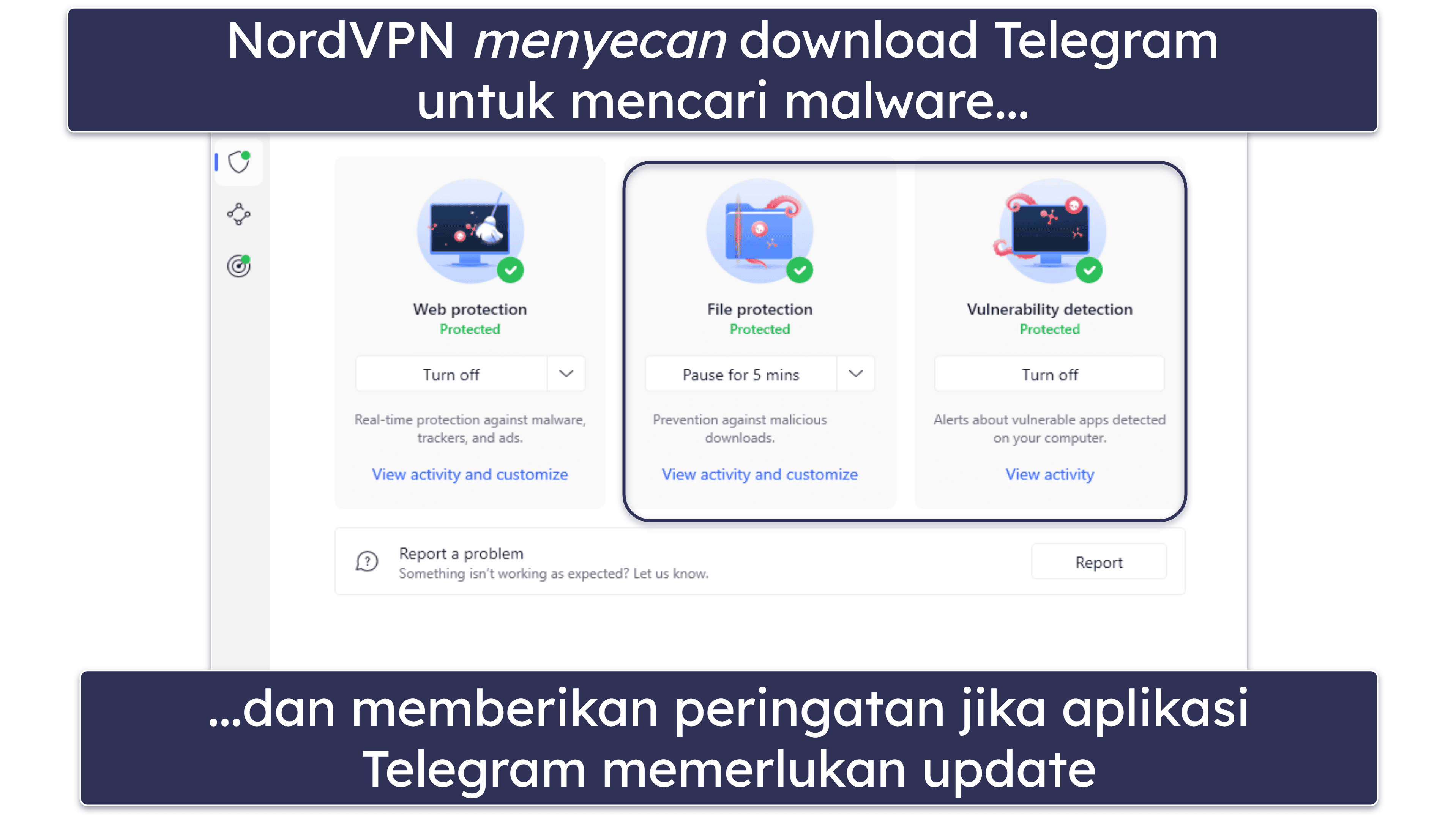 🥉3. NordVPN – Dilengkapi dengan Pemindai Malware untuk Berbagi File di Desktop