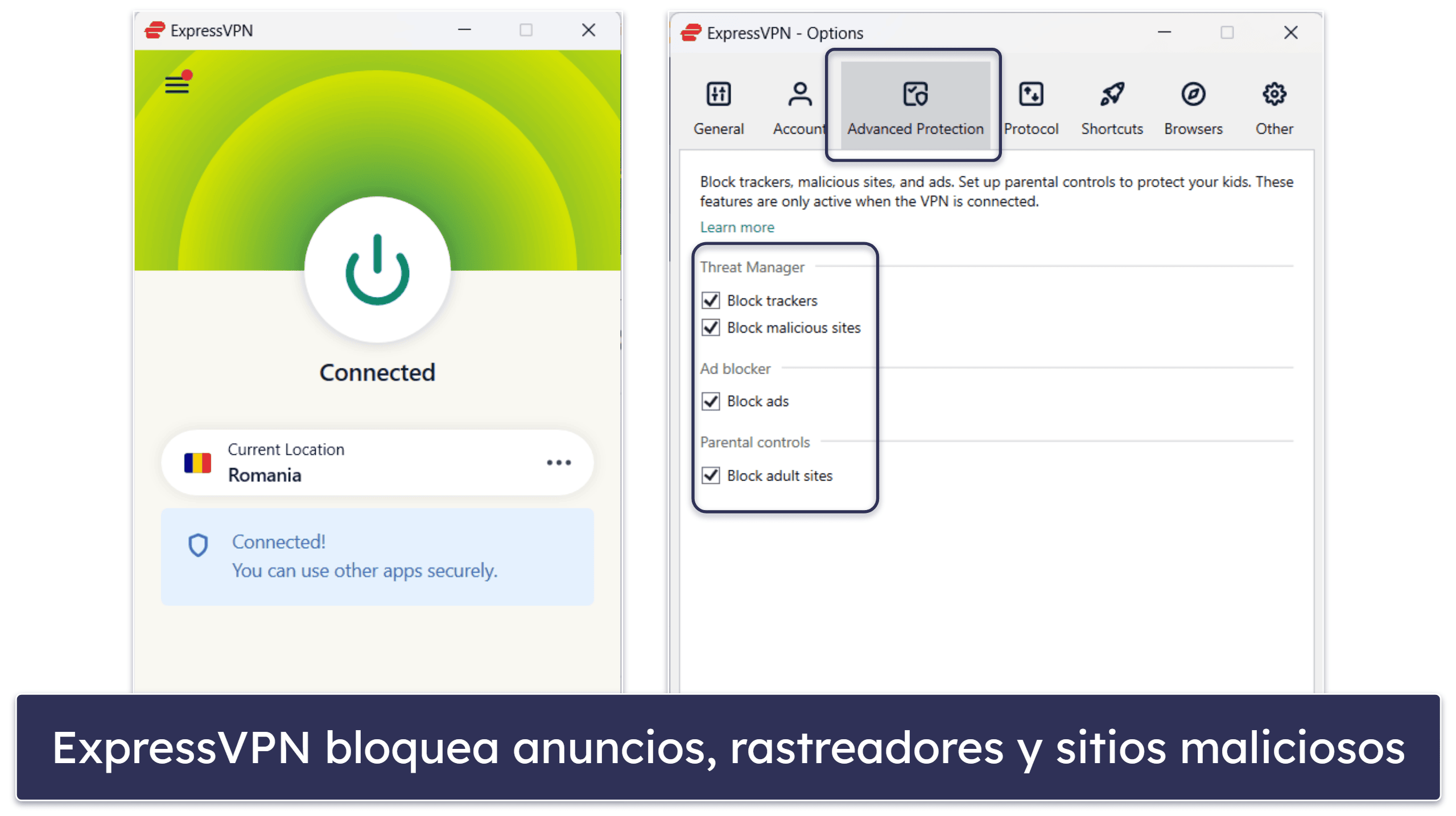 🥇1. ExpressVPN: en general, la mejor VPN para Starlink en 2026