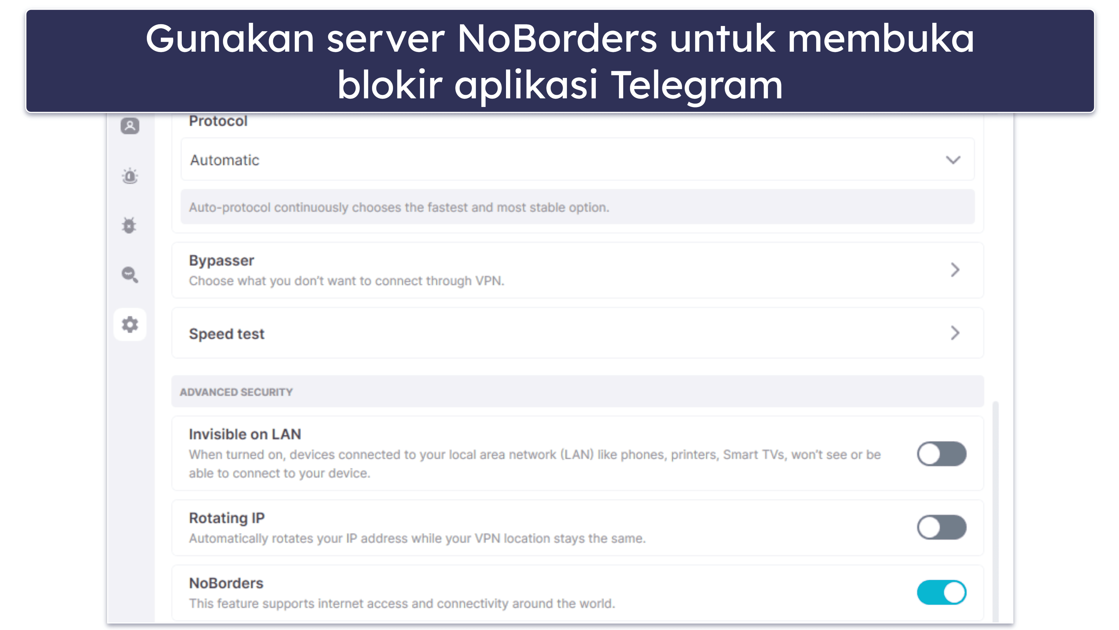 VPN Terbaik untuk Telegram