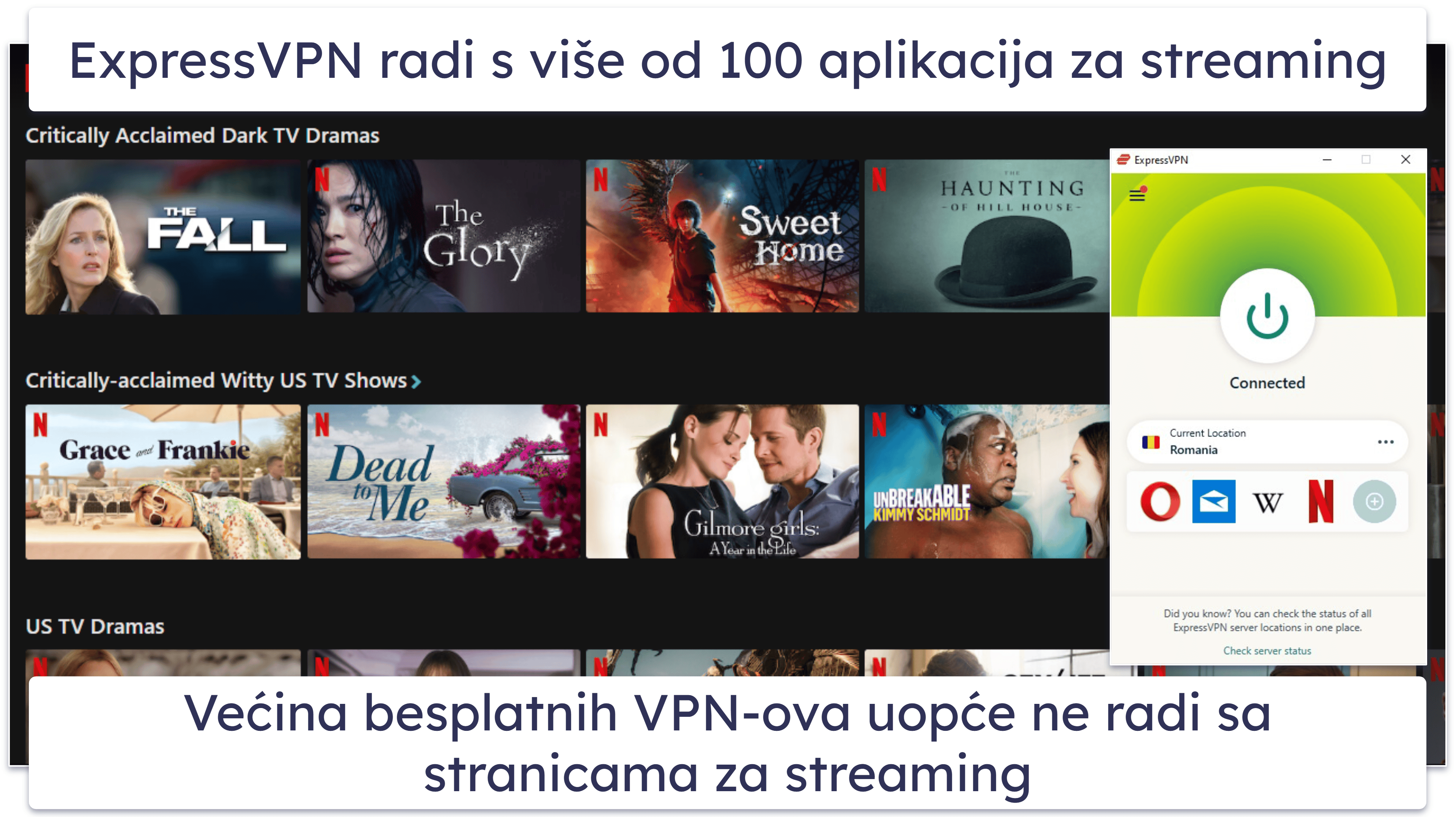 🥇1. ExpressVPN – sveukupno najbolji VPN u 2026.