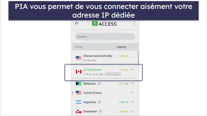 Les 5 meilleurs VPN avec des adresses IP dédiées en 2025