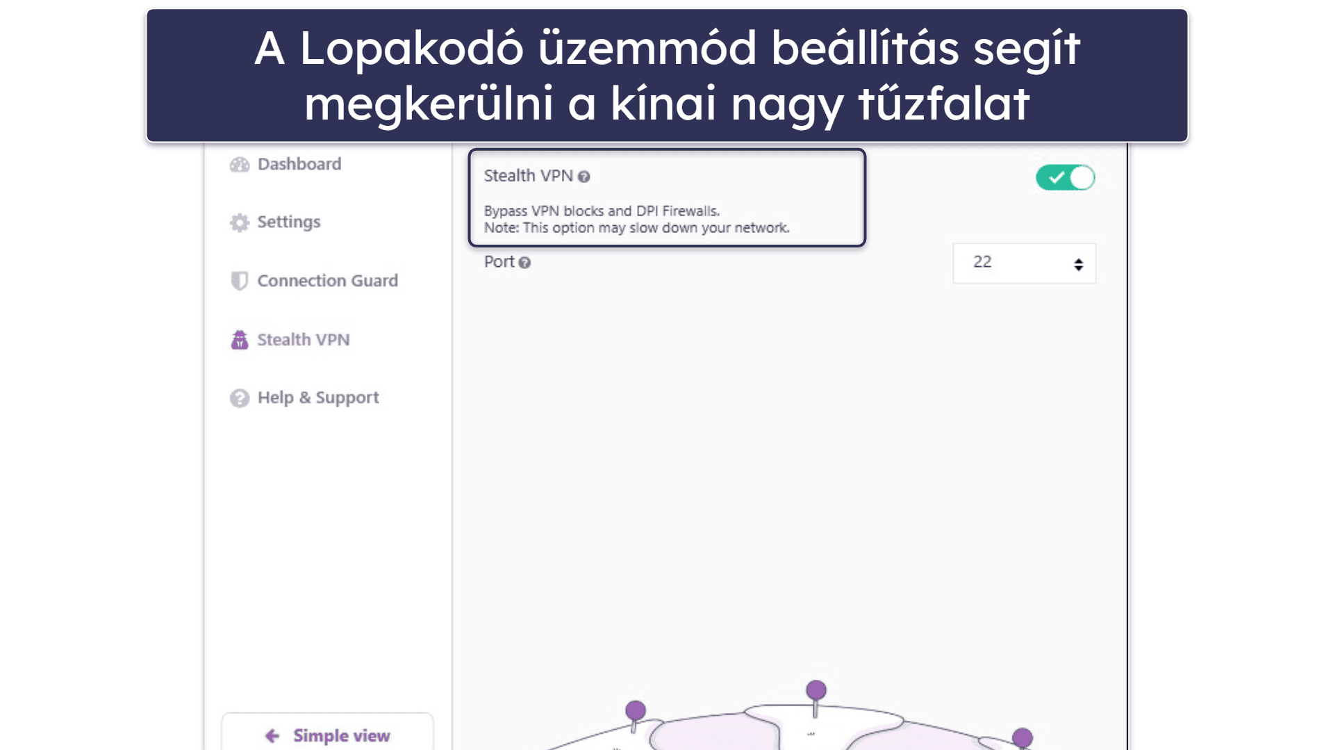 🥉3. PrivateVPN — Egyszerű kezelőfelület és jó az obfuszkáció