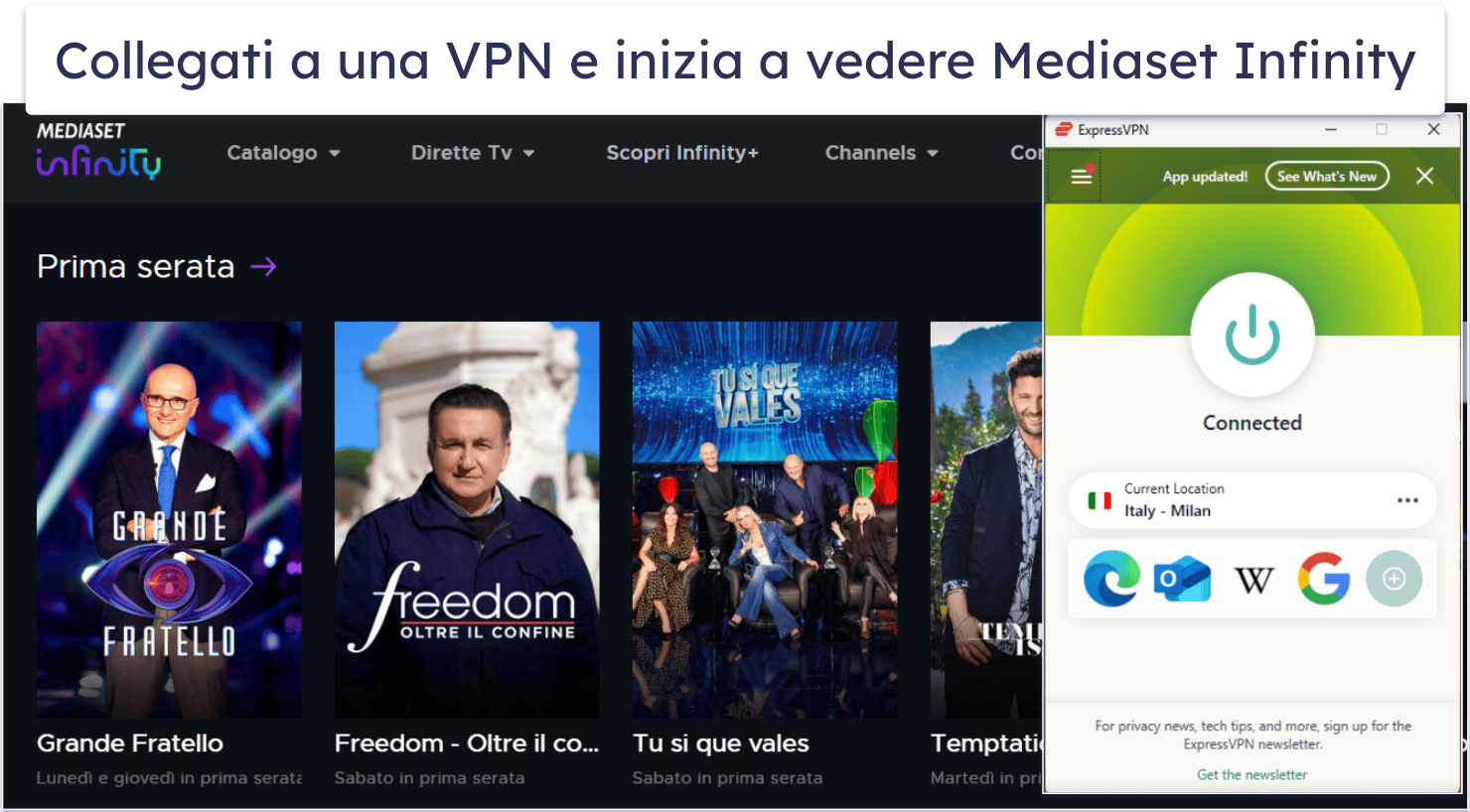How to Watch Mediaset Infinity From Anywhere