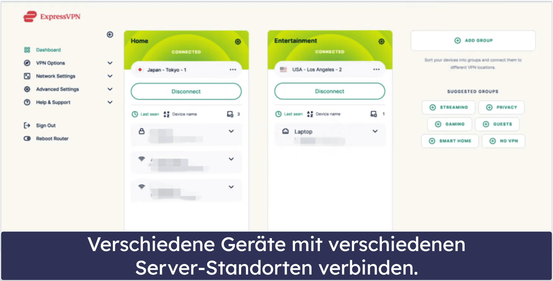 🥇1. ExpressVPN – bestes VPN insgesamt für LG Smart-TV 2026