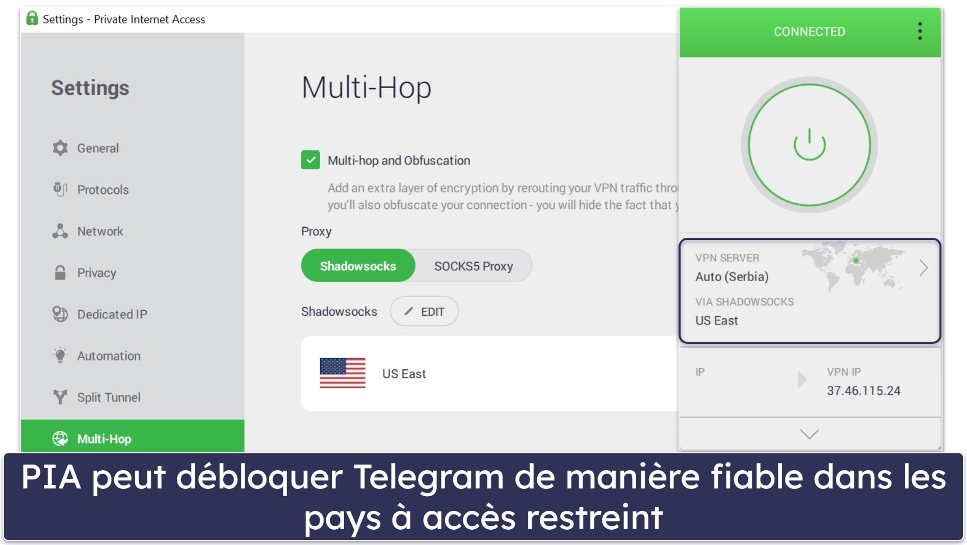 Meilleurs VPN pour Telegram