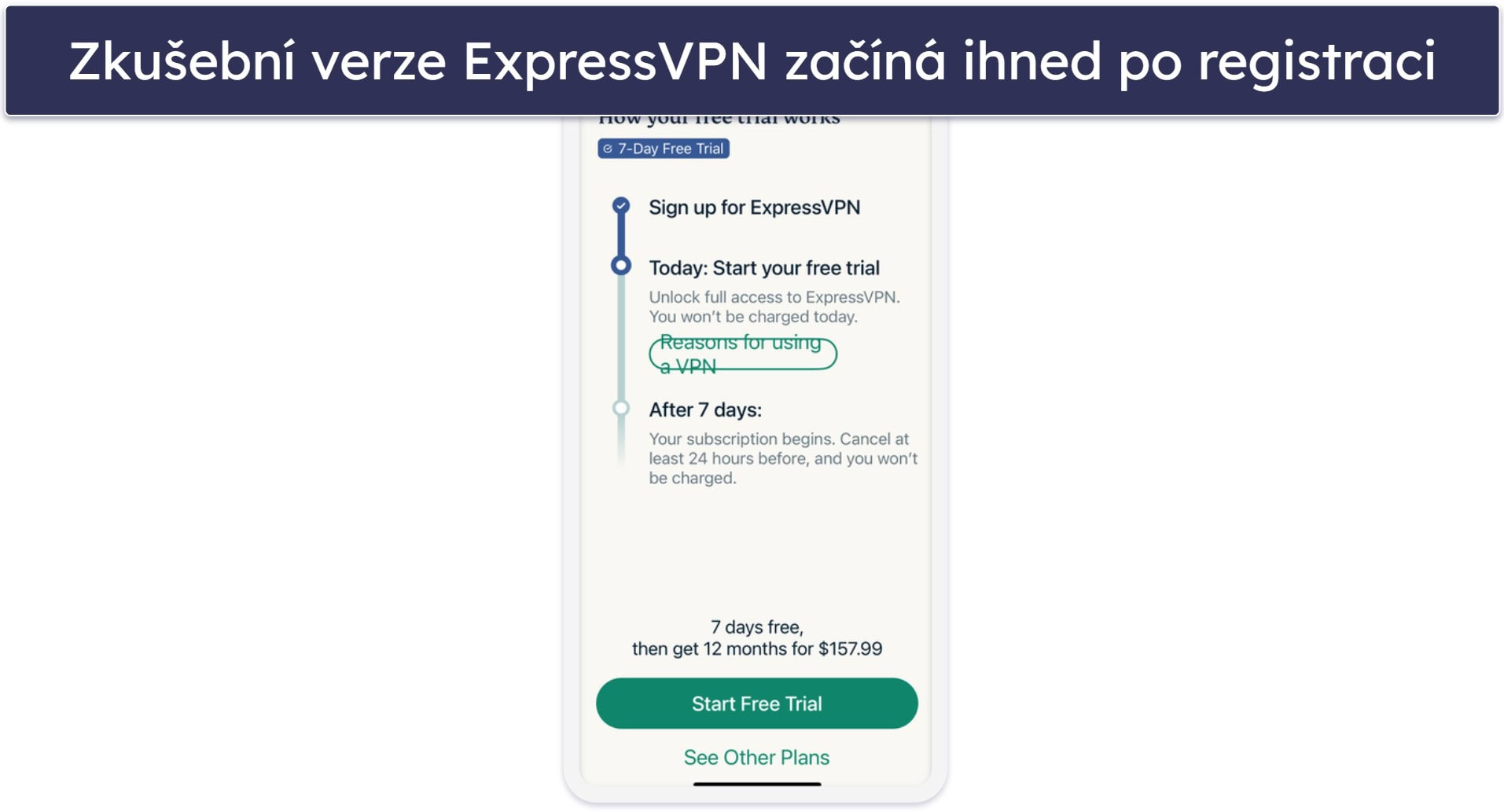 🥇 1. ExpressVPN – Nejlepší zkušební verze VPN zdarma v roce 2026