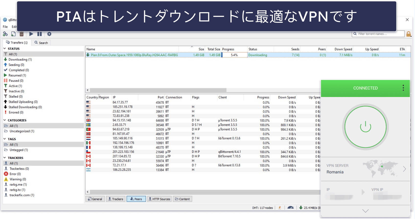 🥈2. Private Internet Access:アルゼンチンでのトレントにおすすめ