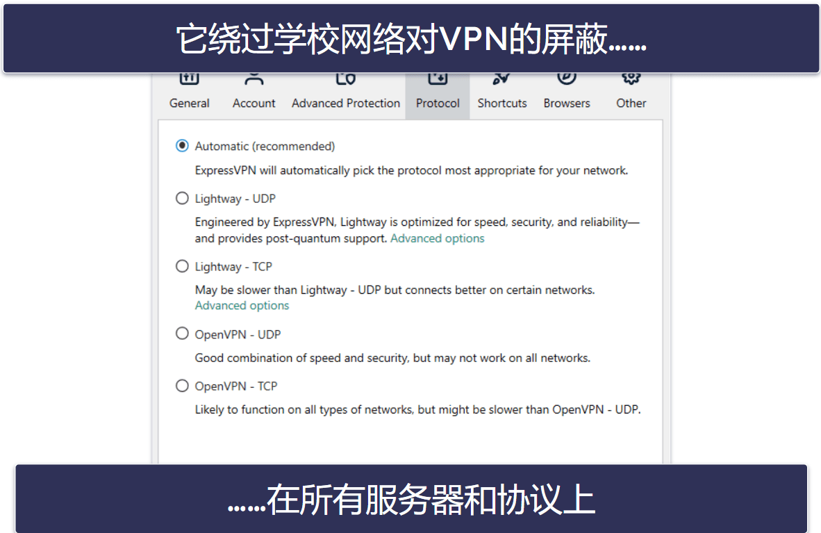 🥇 1. ExpressVPN — 2026年最佳学校VPN