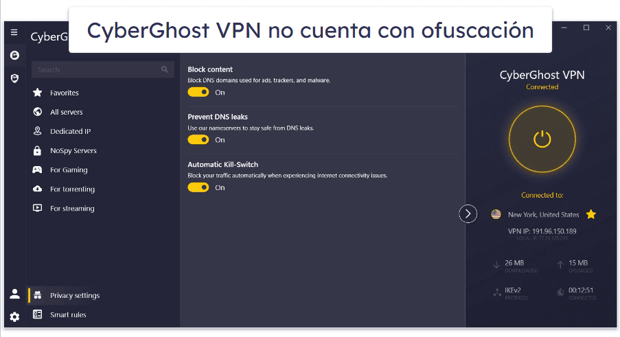 CyberGhost VPN vs ExpressVPN