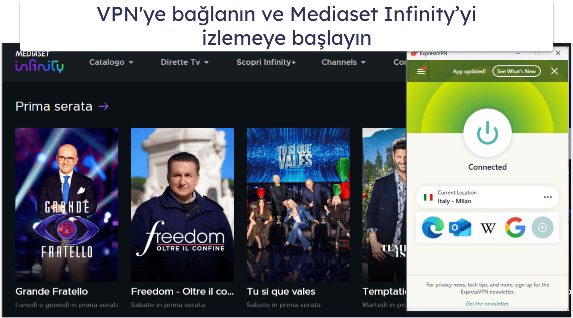 How to Watch Mediaset Infinity From Anywhere