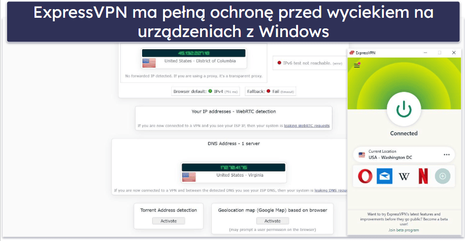 🥇1. ExpressVPN – najlepszy VPN dla systemu Windows w 2026