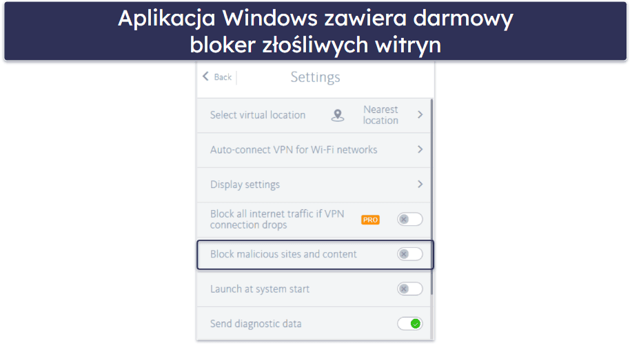5. Avira Phantom VPN – minimalistyczny darmowy VPN do bezpiecznego korzystania online