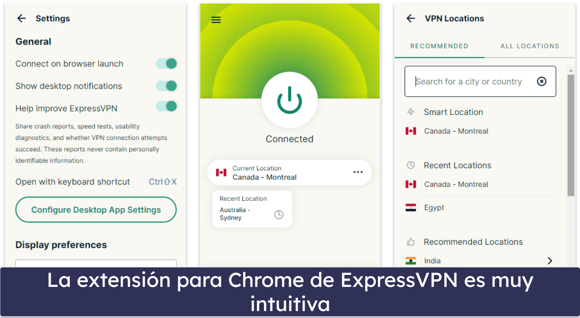 1. ExpressVPN: Es la mejor VPN para ver Chrome en 2026