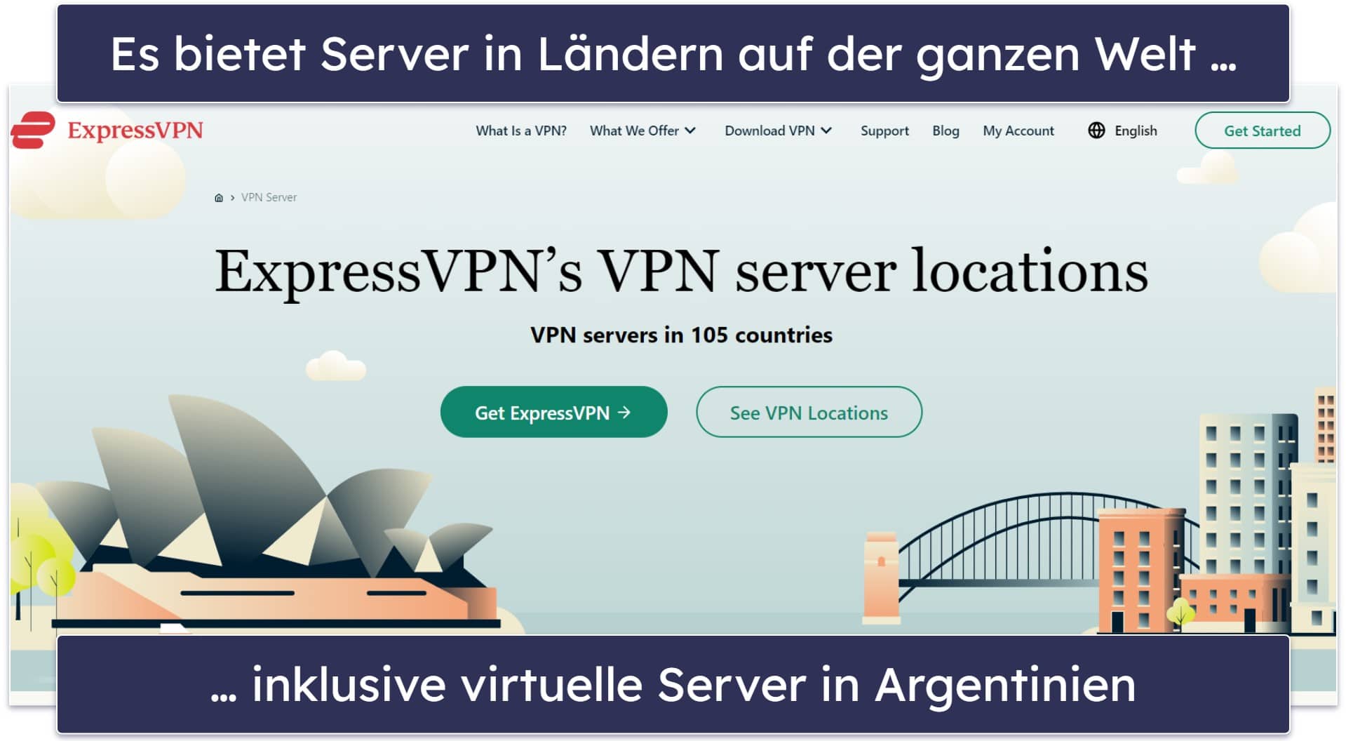 🥇1. ExpressVPN – bestes VPN insgesamt für Argentinien