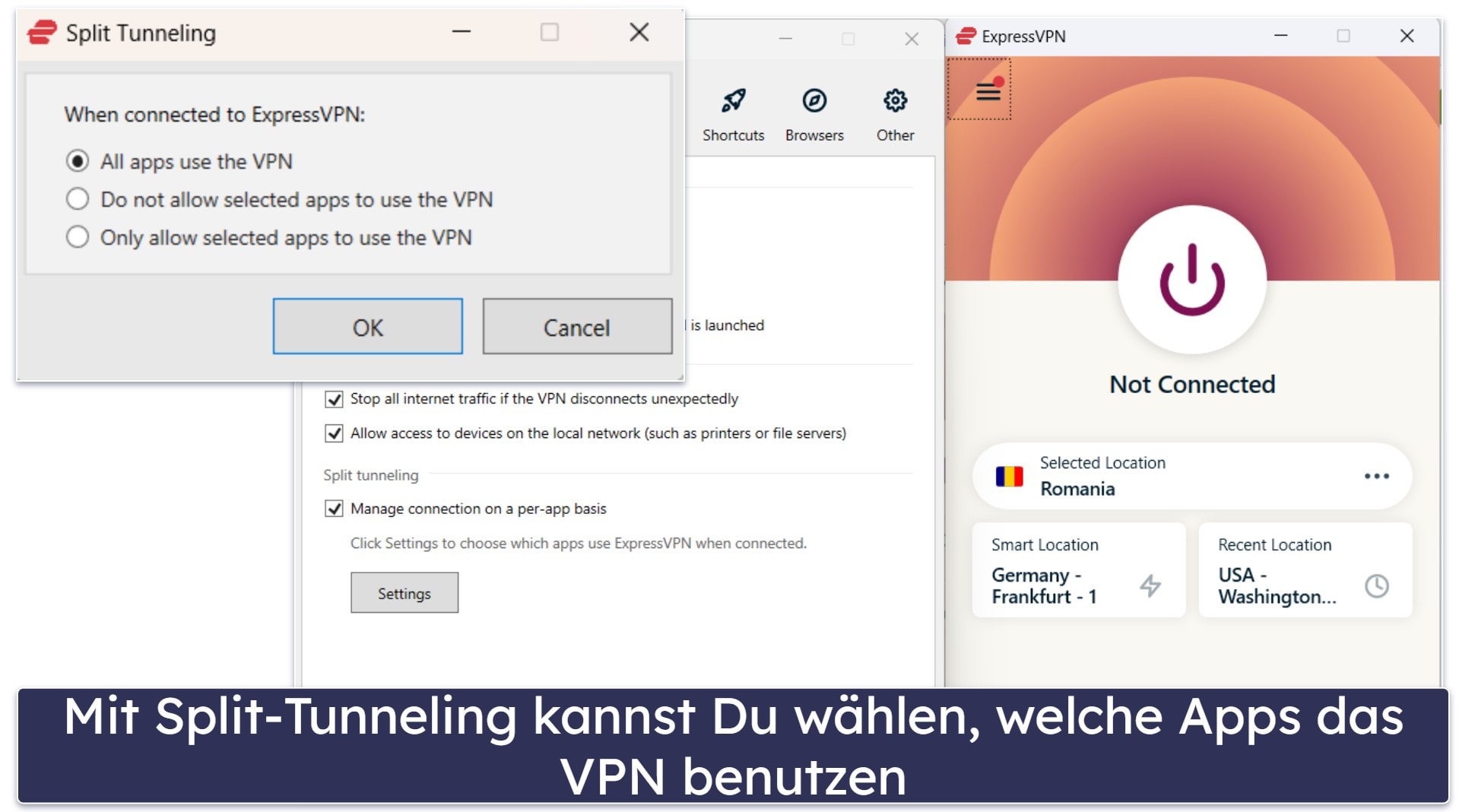 🥇1. ExpressVPN – bestes VPN insgesamt für Argentinien