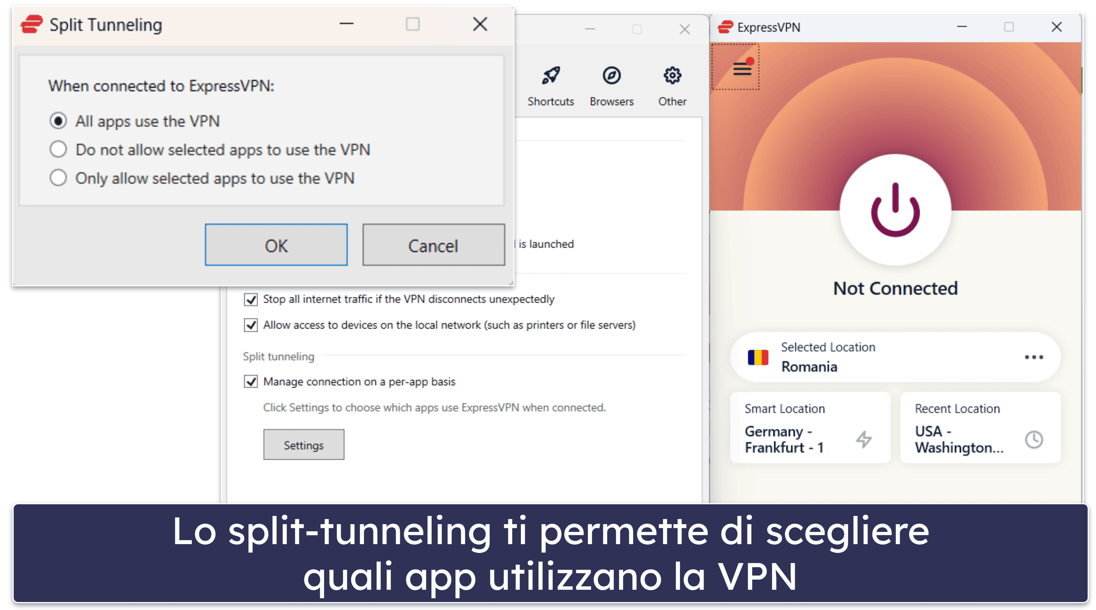 🥇1. ExpressVPN: la miglior VPN in assoluto per l’Argentina