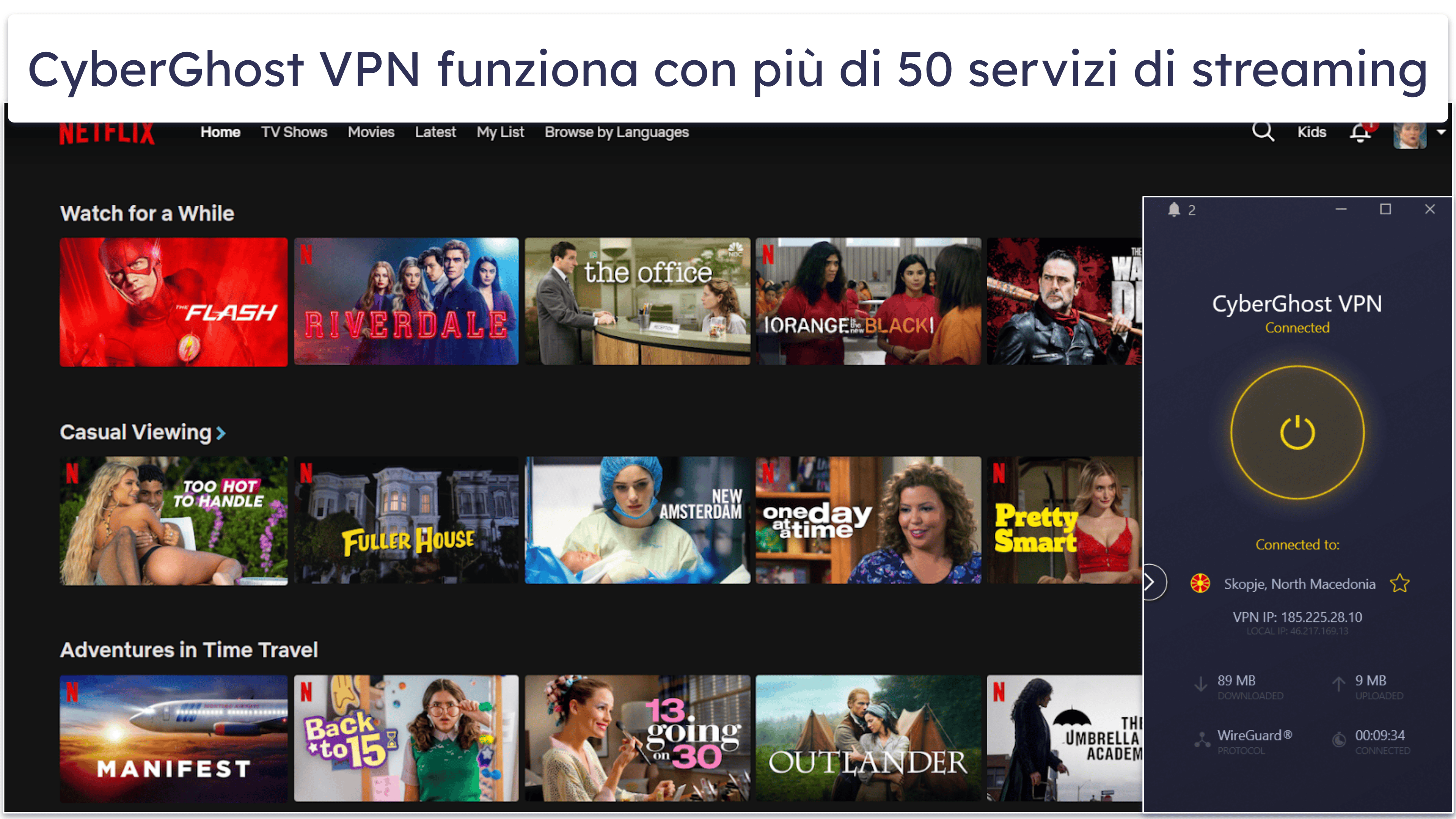 🥉3. CyberGhost VPN: un’ottima VPN per lo streaming in Argentina