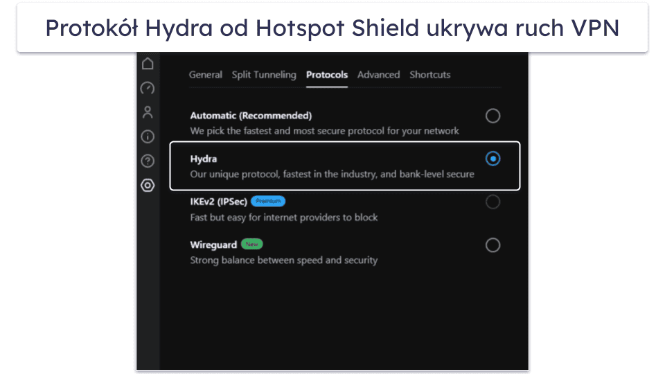 🥈2. Hotspot Shield: szybki, darmowy, nielimitowany VPN do przeglądania internetu w Chinach