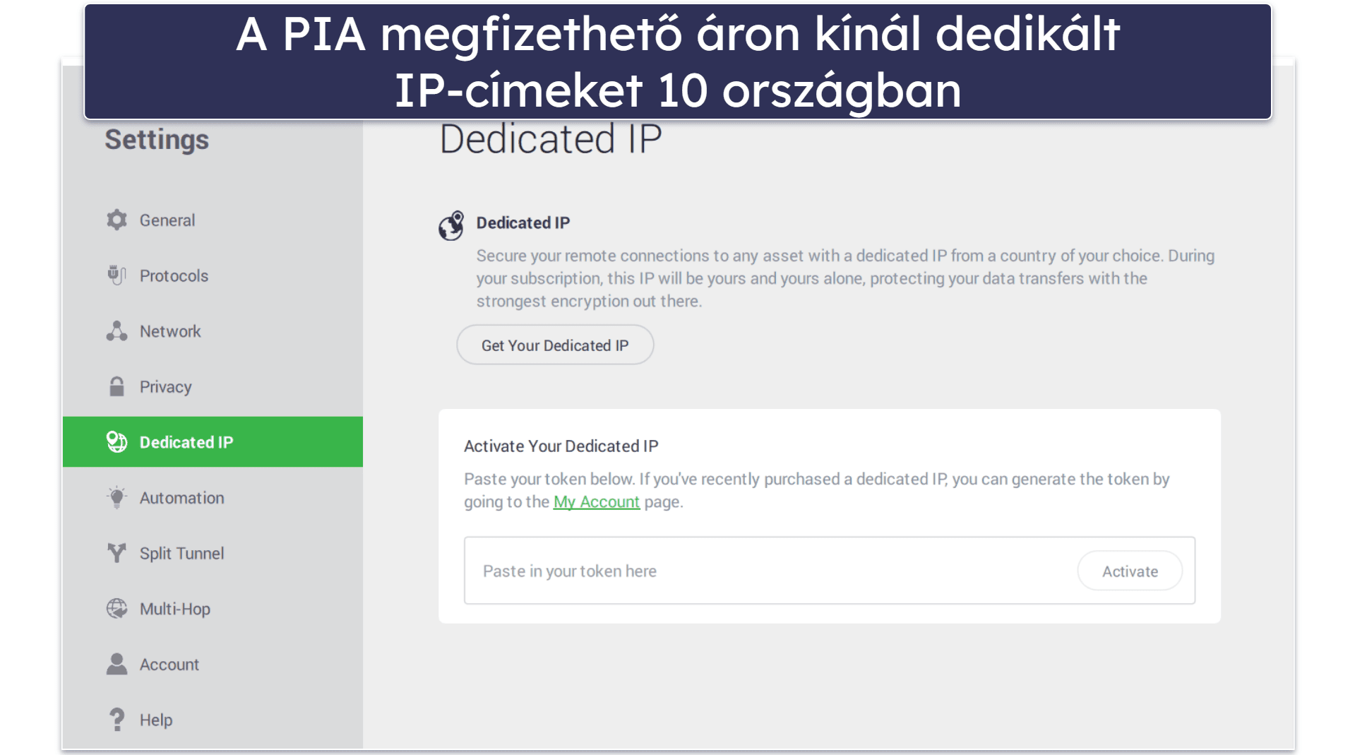 🥈2. Private Internet Access — Kitűnő VPN rengeteg szerverhelyszínnel