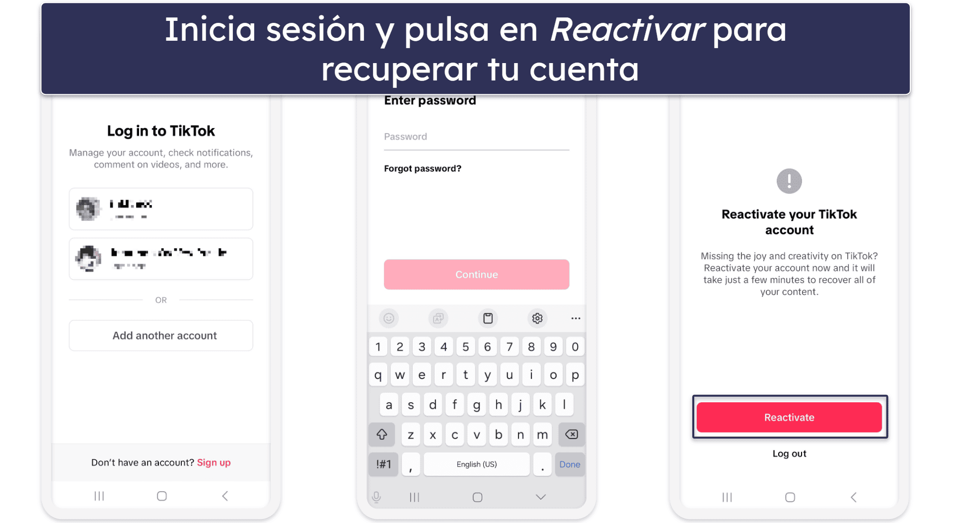 Cómo desactivar tu cuenta de TikTok