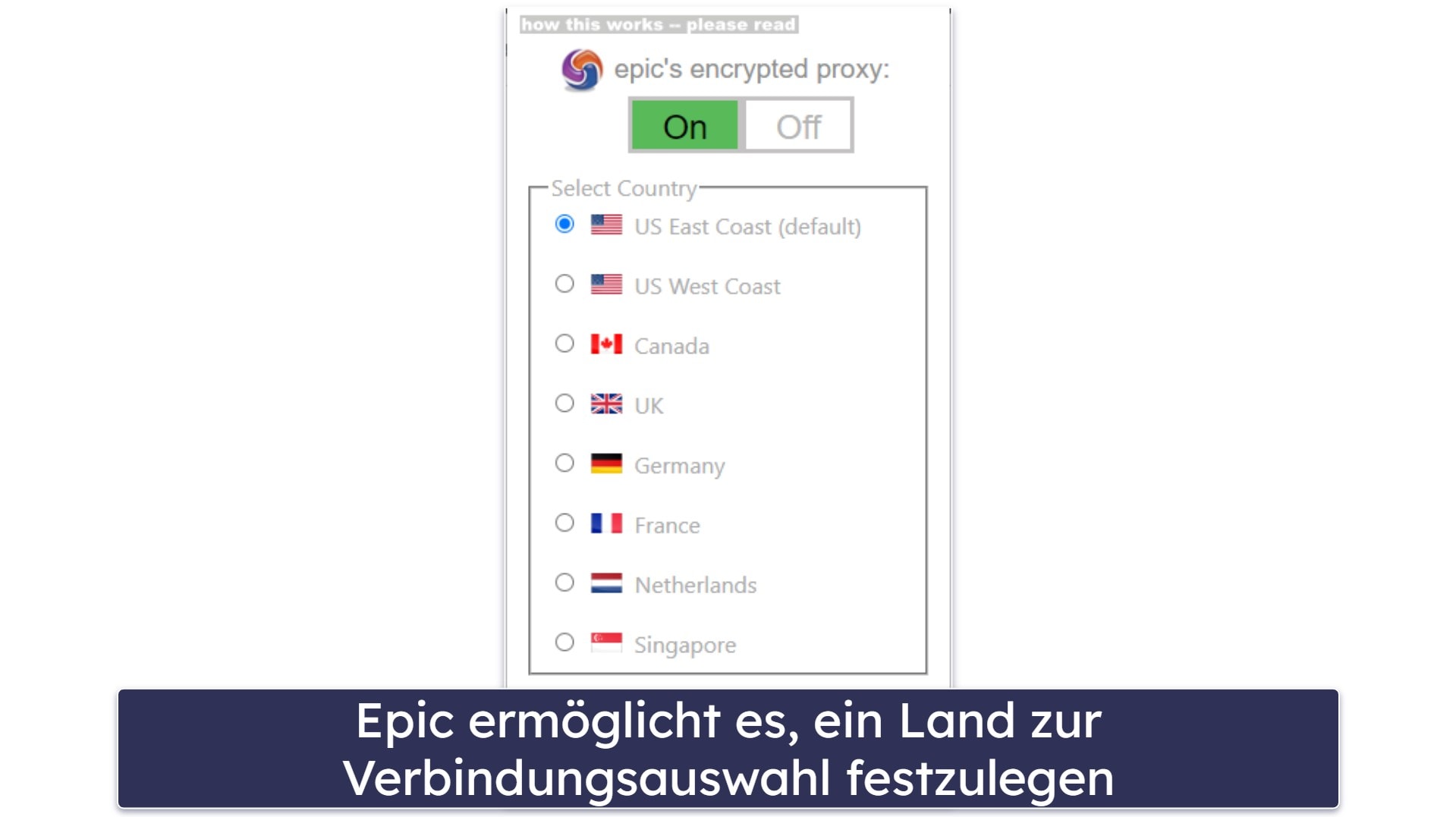 🥉3. Epic Privacy Browser — Datenschutzorientierter Browser mit einem guten VPN